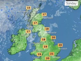 英国天气:今天气温高达30摄氏度，薄雾让位给阳光